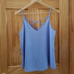 Strappy Periwinkle Top